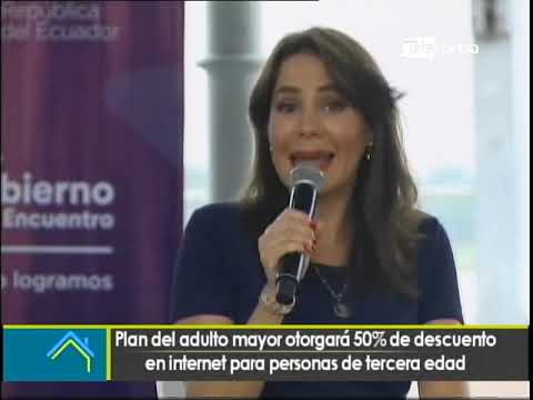 Plan del adulto mayor otorgará 50% de descuento en internet para personas de tercera edad