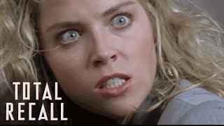 Melina Fights Lori & Quaid Finishes The Job | Total Recall