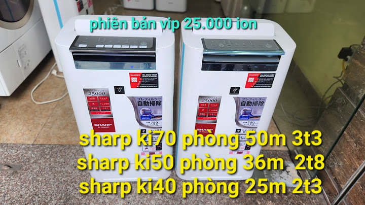 Hướng dẫn sử dụng máy lọc không khí sharp kc-y80