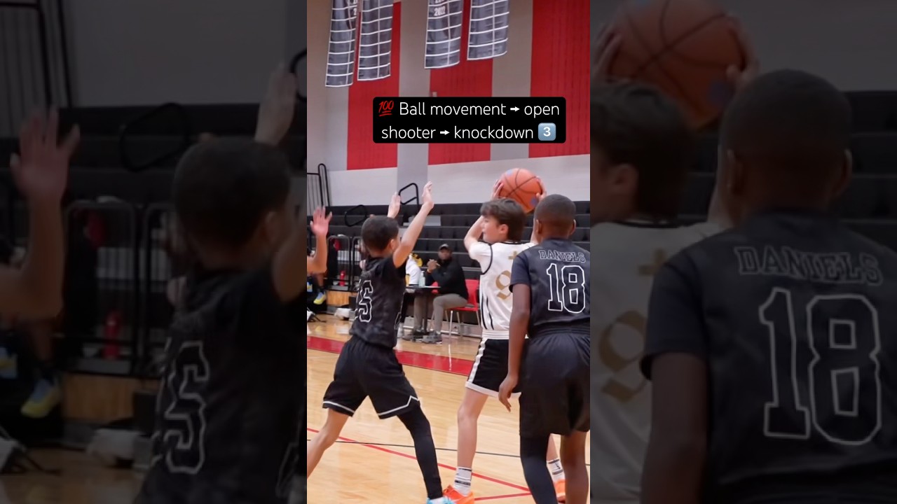 Team basketball at its finest 💯 Ball movement → open shooter → knockdown 3️⃣ 