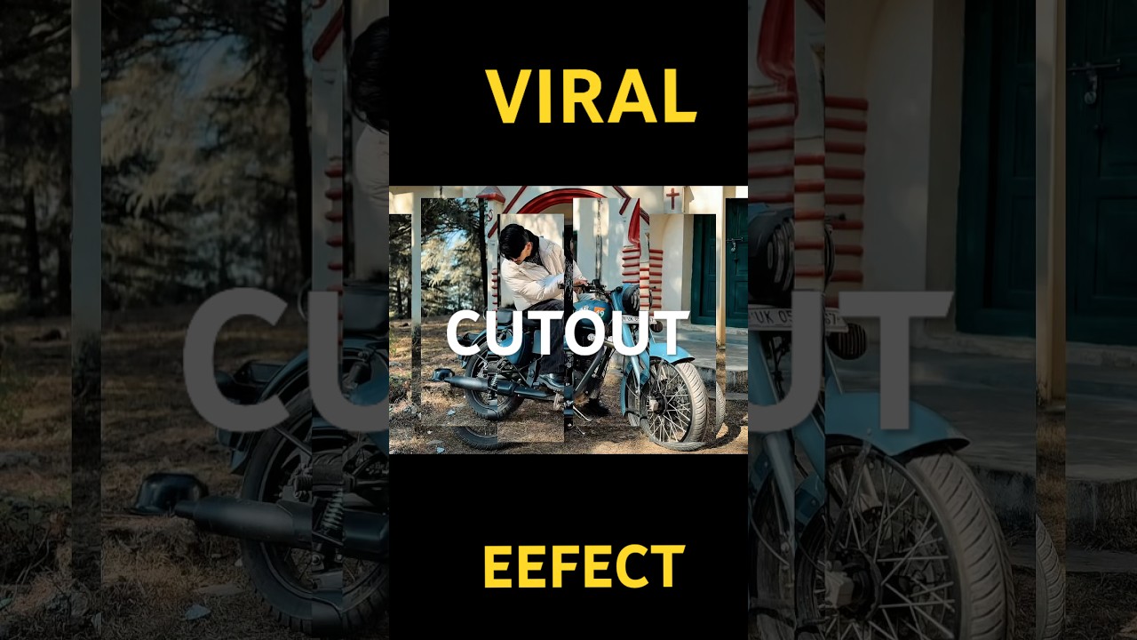 Viral cutout effect in capcut 