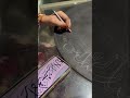 Resin wall clock with surah asr handmade arabic calligraphy #calligraphy #trending #arabic #youtube