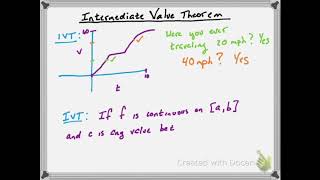 1-Minute Math: The (IVT) Intermediate Value Theorem