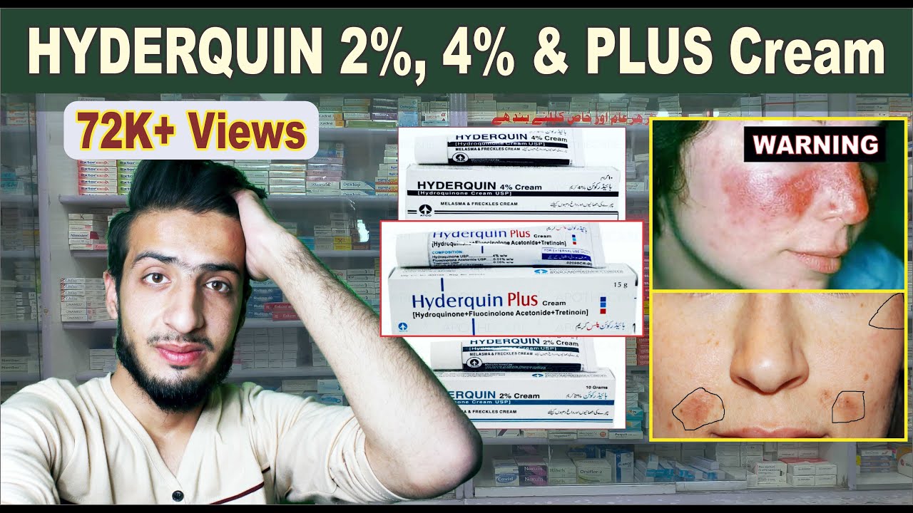 Hyderquin Cream Hydroquinone 2 4 And Plus Uses And Side