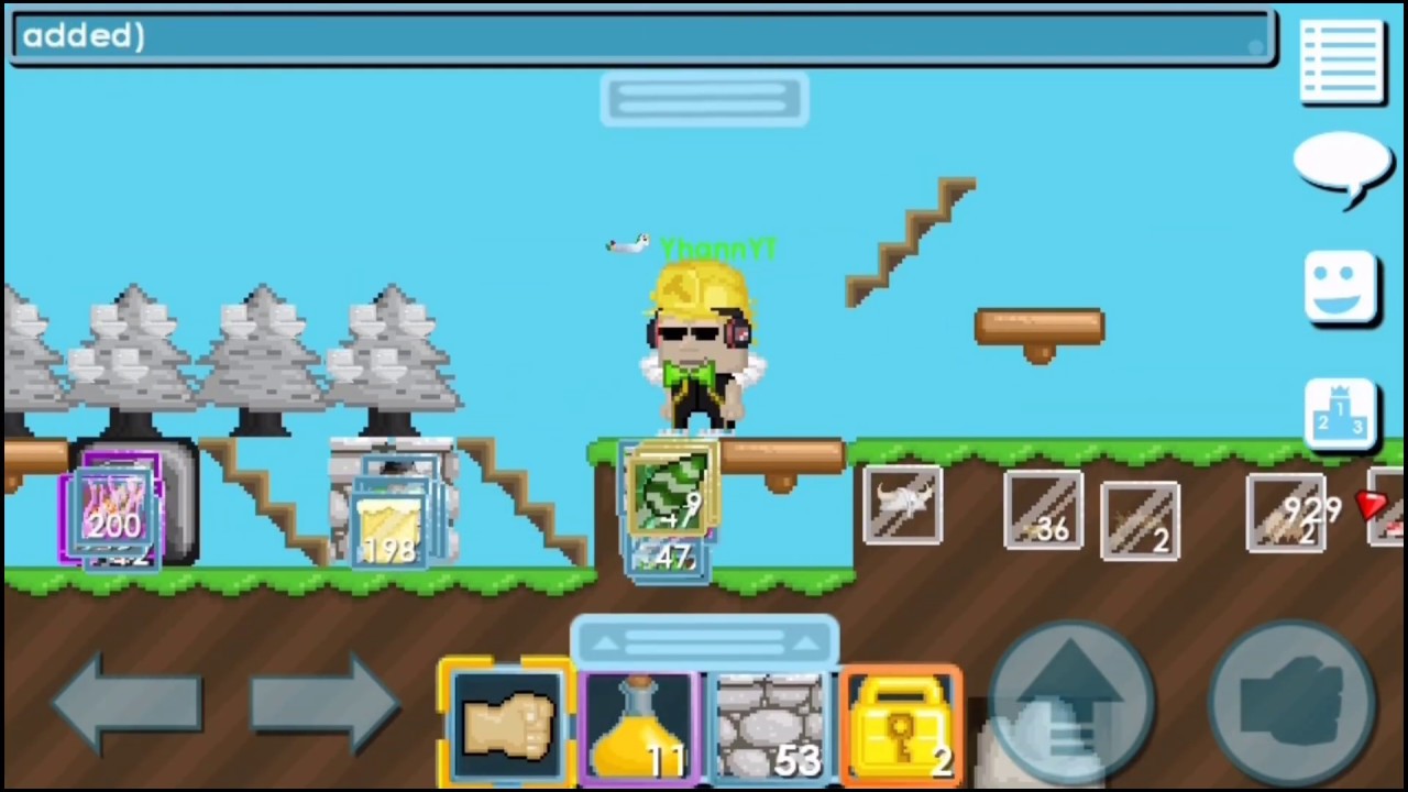 Growtopia 5 Wls Set Challenge HardHat Vs Straw Ft. xKhie YouTube