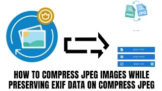How to compress JPEG Images while preserving EXIF Data on Image Converter App screenshot 1