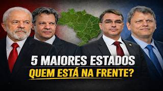 Quem Lidera Nos 5 Maiores Estados Do Brasil? Pesquisas Em Sp, Mg, Rj, Ba, Rs