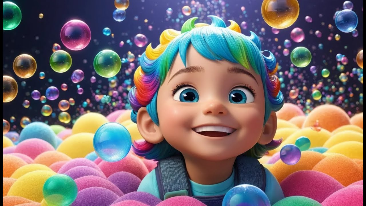 The Magical Bath with Rainbow Foam | Fun Bath Time Song for Kids | Nursery Rhyme for Toddlers