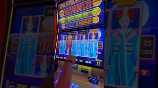 $25 Bet brought this CRAZY jackpot on Autumn Dragon Link #shorts #slots #casino  #jackpot