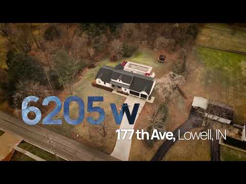 6205 W 177TH AVE, Lowell, IN home video tour