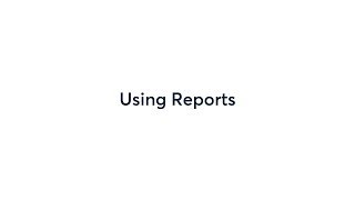Using Reports in RotaCloud