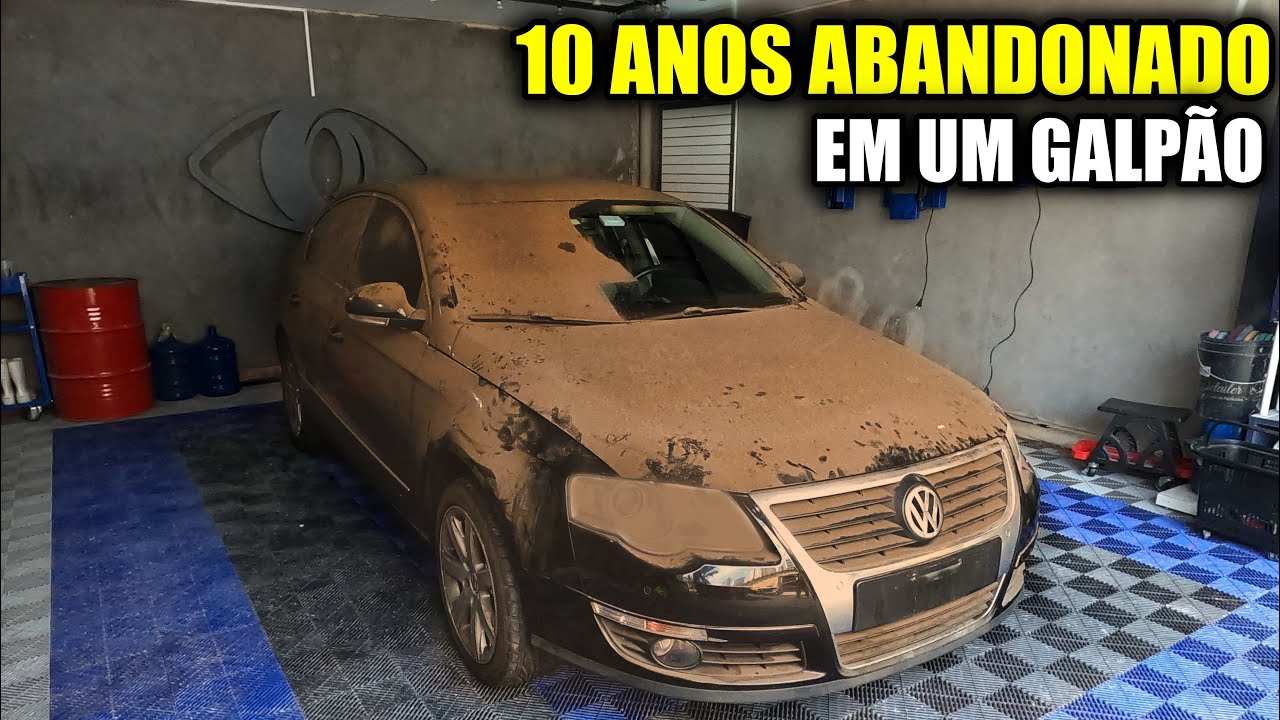 TRATO COMPLETO NO VOLKSWAGEN PASSAT ABANDONADO