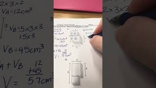 Volume of Composite Figures Classwork video