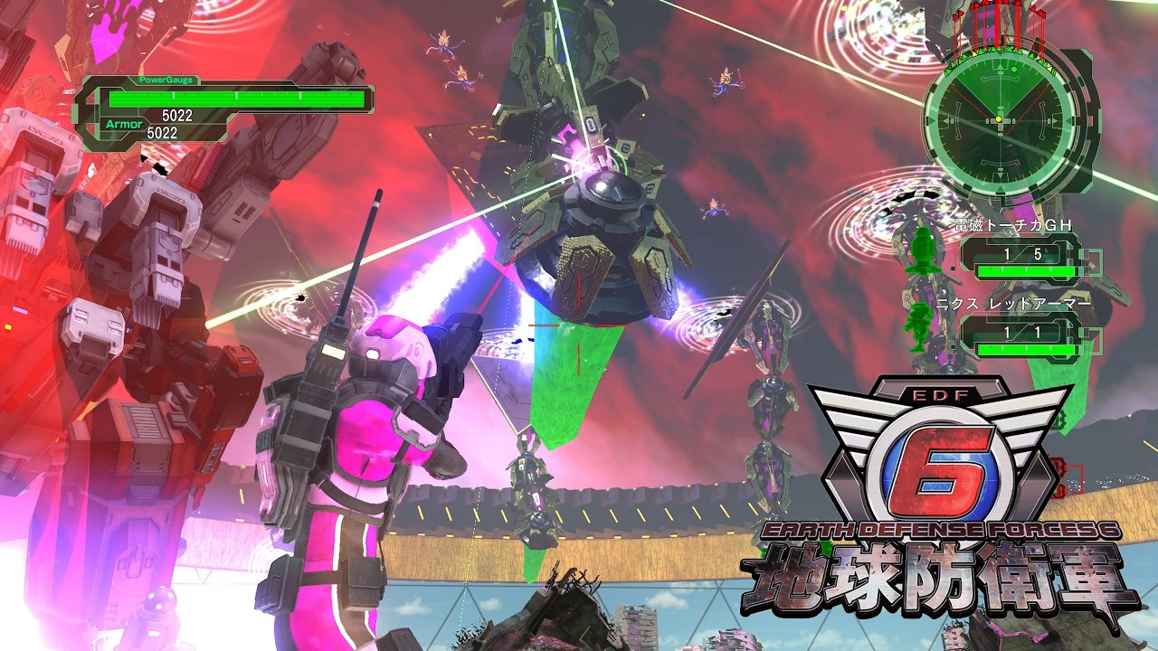 地球防衛軍6】DLC2-40 LV ZZZZ-Z ザ・リング HARD エアレイダー
