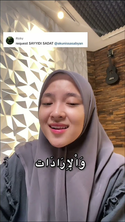 Sayyidi sadat🤍 #nissasabyan #sabyan #sholawat