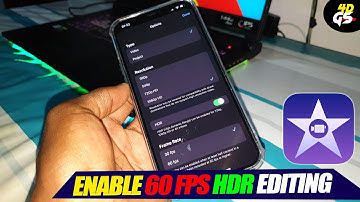 How to Enable HDR 4K 60 FPS in iMovie iOS  - Apple iPhone 12 Pro Max