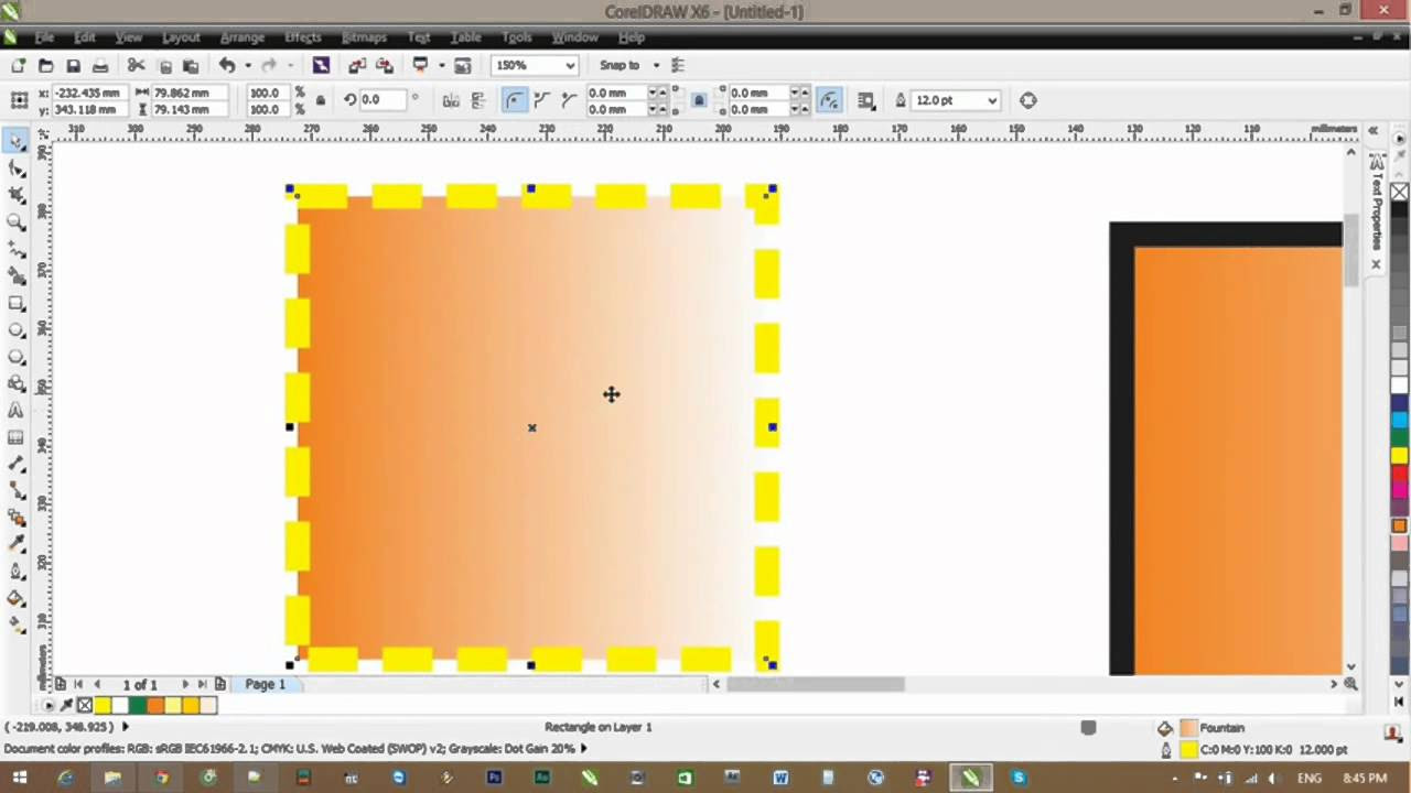 Hướng dẫn học CorelDraw X6 tập 2 - youtube