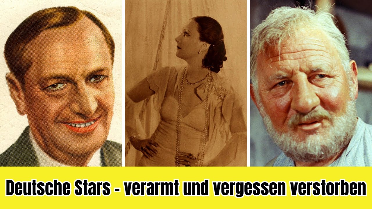 10 weitere deutsche Prominente, die verarmt und vergessen starbs
