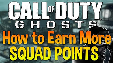 ★ COD Ghosts: How to Get More Squad Points Fast and Easy! (COD Ghosts Multiplayer Tips & Tricks!)