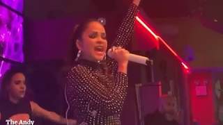 Natti Natasha bailando bachata en vivo New York en un concierto privado 2019