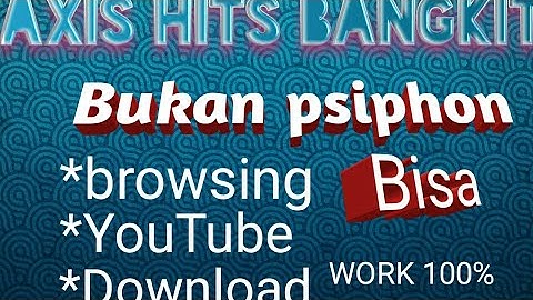 Axis hitz opok Bangkit aplikasi baru..semoga all tkp