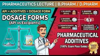 Dosage Forms and Additives | Pharmaceutics | Pharmaceutical Excipients | Exam Guide
