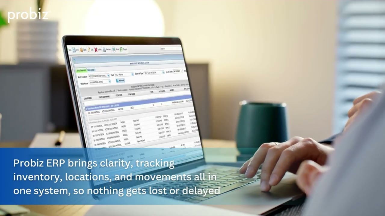 Smart Warehouse Management System | Probiz ERP Software