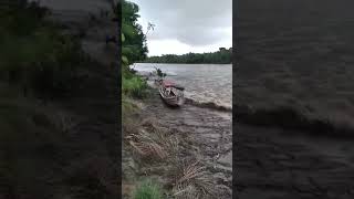 Fenômeno Pororoca em ilha viçosa chaves .