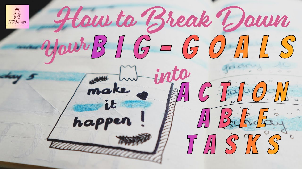 01  How to Break Down Big Goals Into Actionable Tasks for Long Term Success