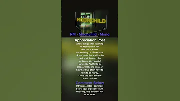 RM - Moonchild - Mono - Appreciation Post