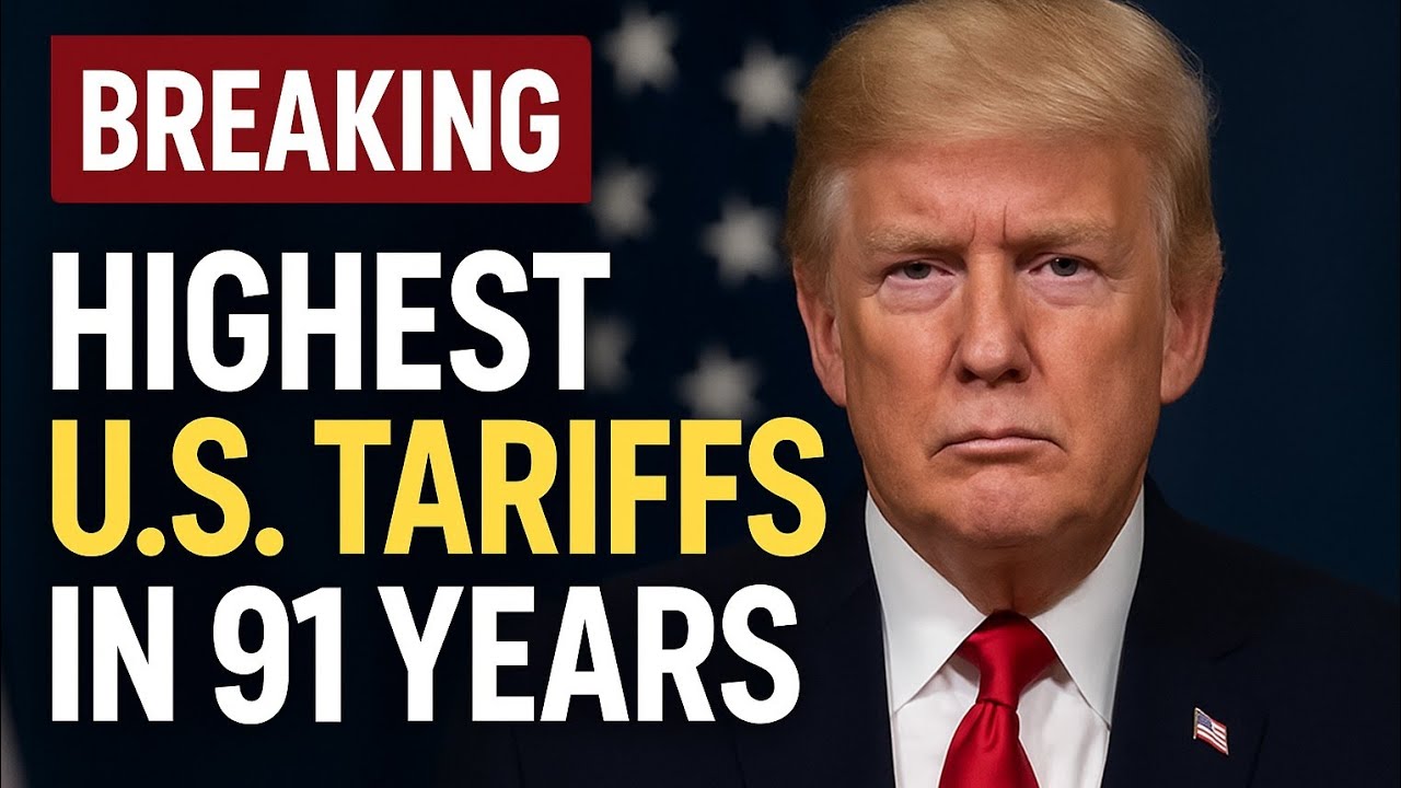 "BREAKING: Trump Imposes Highest U.S. Tariffs in 91 Years | Global Trade Shock"