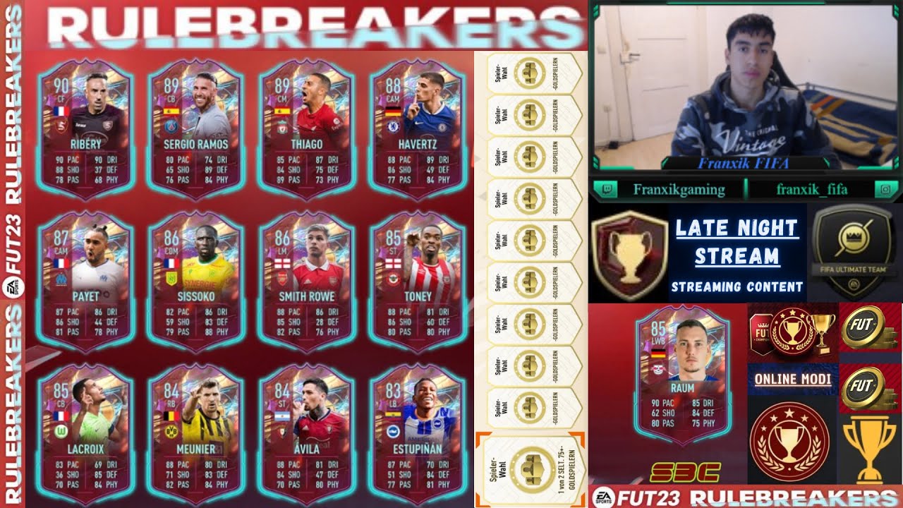 FIFA 23: Rulebreaker 2x gezogen 🔥🔥 Warmup Packs sind BIG!🔥😍 10x 75+ Picks, Raum SBC & WL Teambau🔥💯