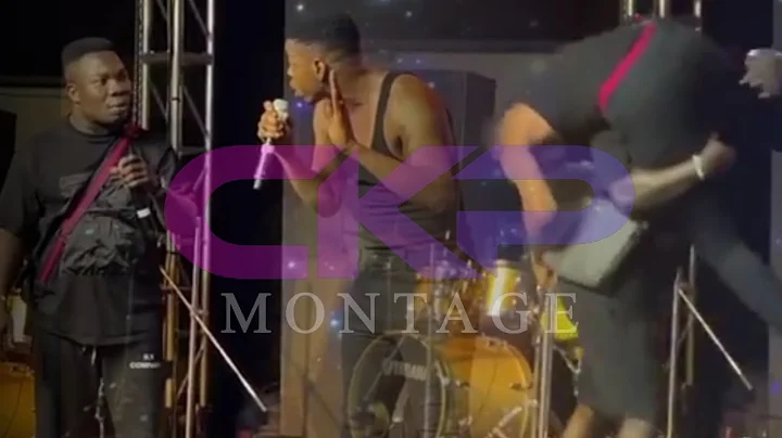 MOMENT WOLI AGBA AND DELE FIGHTS ON STAGE @ WOLI AGBA 2O YEARS ON STAGE