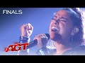 Brooke simpson sings an amazing cover of white flag by bishop briggs  americas got talent 2021