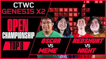 BEST SURVIVAL CLUTCHES YET? | Meme vs Oscar & Night vs Redshurt | CTWC GENESIS X2 OPEN