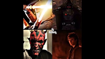 Darth Revan Vs Darth Malgus Vs Darth Maul Vs Knightfall Vader #starwars #edit #shorts