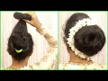 juda hairstyle with gajra || wedding hairstyle || simple hairstyle || cute hairstyle || hairstyle