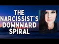 The narcissistic collapse downward spiral of an injured narcissist