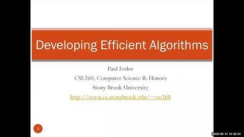 CSE260: Computer Science B: Honors: Efficiency of Algorithms (part 1)