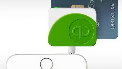 QuickBooks EMV Chip Card Reader