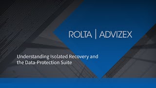 Understanding Isolated Recovery and the Data-Protection Suite