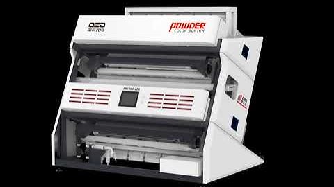 HK1680 double layers powder sorting machine #amd  #ore