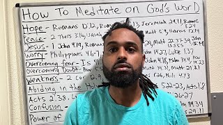 How To Meditate On God’s Word | Godly Mediation