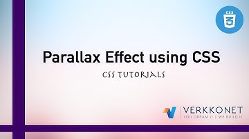 Parallax Effect using CSS | CSS Tutorials | Web Development Tutorials
