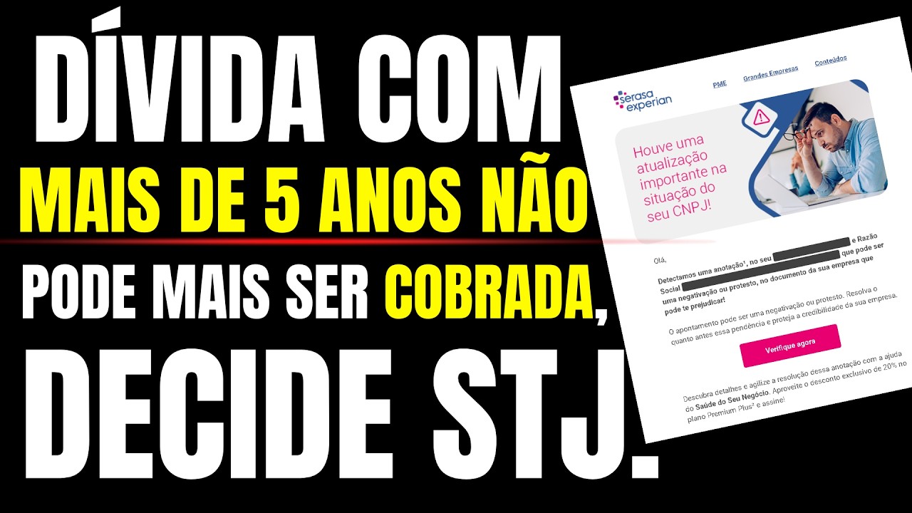 Dívida com mais de 5 anos não pode mais ser cobrada, decide STJ.