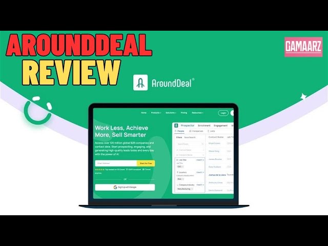 Arounddeal Review: Uncovering the Best B2B Contact Database
