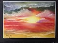 # 172. How to paint sun lit clouds for beginners (acrylic)