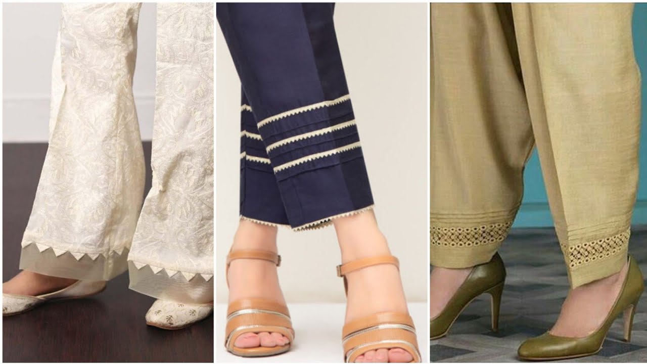 Latest Trousers And capri designs For Summer 2021- Simple Plazzo and trousers for girls