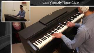 Lose Yourself Piano Cover BLINDFOLDED!