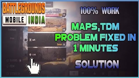 0.1Mb map not downloading Glitch in BGMI problem solve in 1 minute | without deleting any file😱